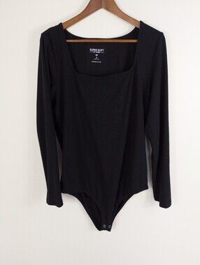 Torrid Super Soft Ribbed Square Neck Bodysuit Size 2X